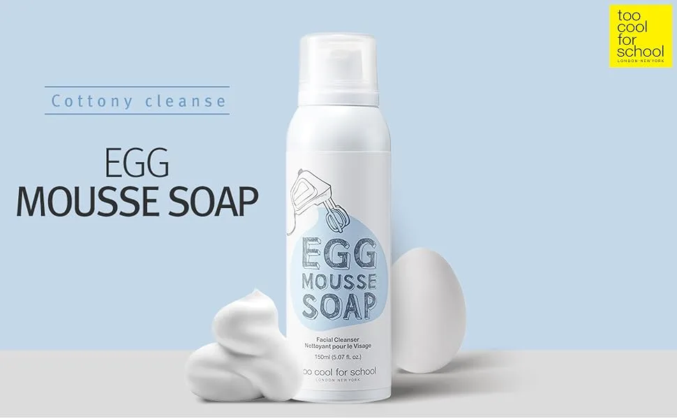  Too Cool for School Egg Mousse - Body Oil/Pack/Soap Egg Mousse Soap - Too Cool for School Egg Mousse Soap 1