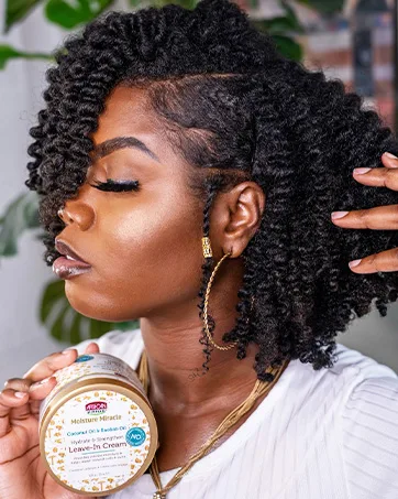 African Pride Moisture Miracle Olive & Tea Tree Oil Max Hold Styling Hair Gel (3 Pack) For Natural Coils & Curls 18 oz - AP Brand Story Kitchen Shot Updated