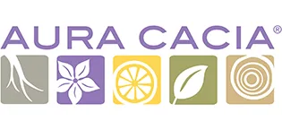 Aura Cacia Clearing Eucalyptus Aromatherapy Mineral Bath Salt 2.5 Ounce Packet - 6 per case.6 - aura cacia logo
