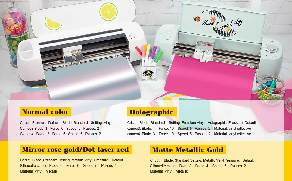 HTVRONT Permanent Vinyl for Cricut Machine-57 Pack 12 x 12 Permanent Vinyl Bundle 52 Adhesive Vinyl Sheets & 5 Transfer Tape for Vinyl Permanent Multicolored - 57 permanent vinyl sheets