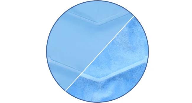 REVIX Hip Ice Pack Wrap After Surgery for Hip Bursitis Reusable Ice Pack for Hip Replacement Surgery Soft Plush Lined Cold Compress for Hip Flexor Pain Relief Inflammation & Swelling Blue - double side ice pack