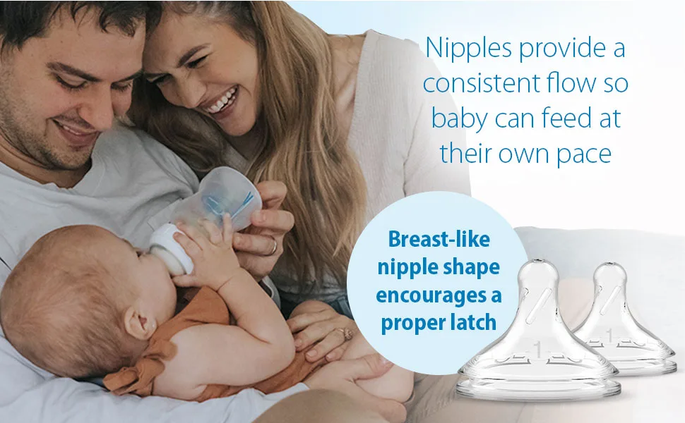 Dr. Brown's Natural Flow Options + Wide-Neck Bottle Pink Print 4 Pack 5 Ounce - Dr. Brown