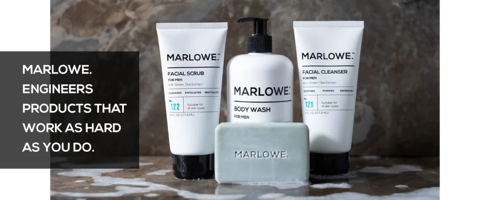 MARLOWE. No. 108 Polishing Soap Bar | Best Cleansing & Moisturizing Bar for Men (3-Pack) Pack of 3 - product information 13