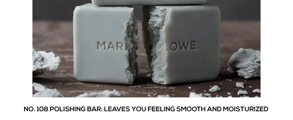 MARLOWE. No. 108 Polishing Soap Bar | Best Cleansing & Moisturizing Bar for Men (3-Pack) Pack of 3 - product information 9