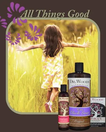 Dr. Woods Peppermint & Tea Tree Liquid Castile Soap with Organic Shea Butter Variety 2 Pack - Slogan with products