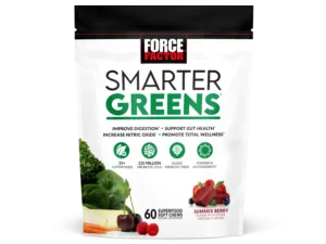 Force Factor Total Beets Blood Pressure Support Supplement Beets Supplements with Beets Powder Great-Tasting Beets Chewables for Heart-Healthy Energy and Increased Nitric Oxide 120 Chews 2-Pack - smarter greens soft chews