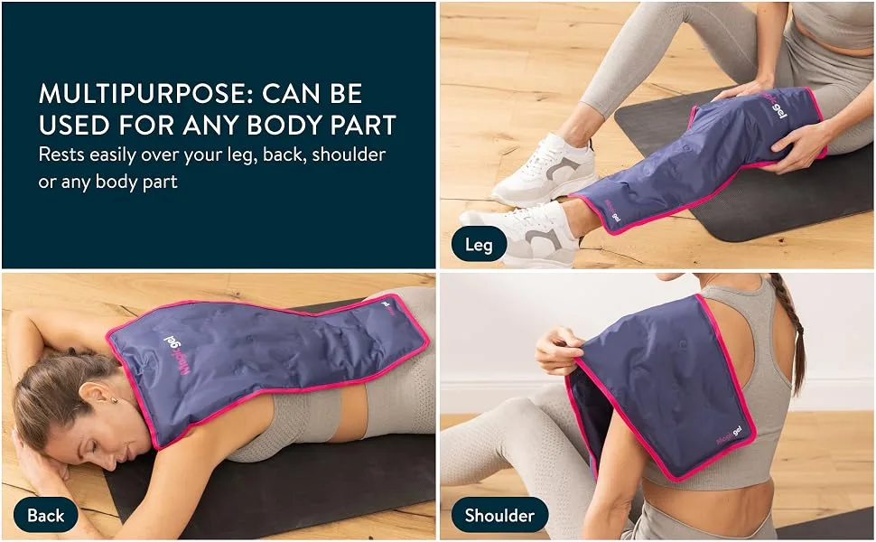 Leg Ice Pack - Professional Cold Therapy - Reduces Pain Swelling & Inflammation - Reusable for Injuries Sprains Arthritis & More (by Magic Gel) - product information 18