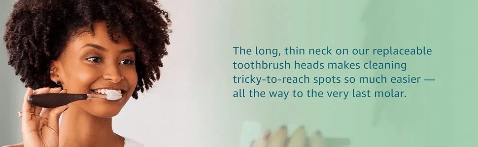 RADIUS Toothbrush Replacement Brush Heads 2-Count Improve Gum Health & Reduce Gum Issues - Super Soft - Pack of 6 - Radius Replacement Head Toothbrush