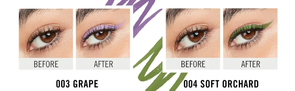 Rimmel Kind & Free Eye Liner Grape Grape Pack of 2 - 003 grape and 004 soft orchard