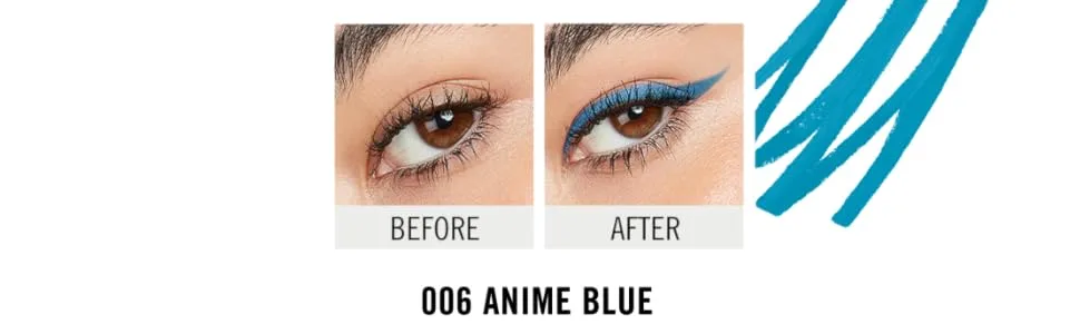 Rimmel Kind & Free Eye Liner Grape Grape Pack of 2 - 006 anime blue