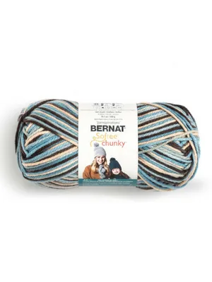 Bernat Softee Chunky Yarn (28005) White 1 - Pack 1 - Pack White - bernat softee chunky yarn ombre solid knit craft crochet yarnspirations