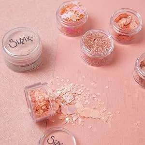 Sizzix 664595 6 Pack Translucent Shaker Dome Star 3 6/Pkg - Sequins & beads