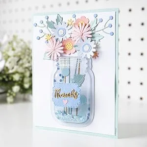 Sizzix 664595 6 Pack Translucent Shaker Dome Star 3 6/Pkg - Shaker Domes
