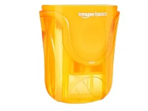 Amazon Basics School Pencil Sharpener 1 Hole 3-Pack 1-hole 3 packs - Portable, Handheld Design