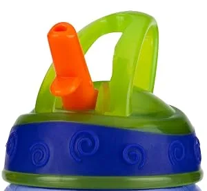 Nuby 2-Pack Flip-It Easy Grip Cups with Easy-Flo Straw 10 Ounce Colors May Vary One Size (Pack of 2) Colors May Vary - product information 2