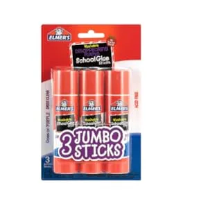 Elmer's Disappearing Purple School Glue Sticks Washable Jumbo Size 40 Grams 3 Count - product information 1