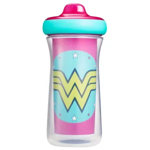 Wonder Woman Insulated Hard Spout Sippy Cups 9 Oz - 2 Pack - image