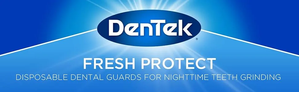 DenTek Fresh Protect Disposable Dental Guards Nighttime Teeth Grinding 32 Count 96 Day Supply - Fresh Protect Disposable Dental Guards for Nighttime Teeth Grinding