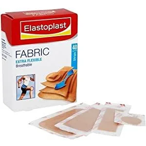Elastoplast Fabric Extra Flexible Breathable 40 Plasters/Water Repellent (Packaging May Vary) 40 Piece Assortment - product information 2