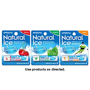 Natural Ice Original SPF 15 Medicated Lip Balm - 12 Count Pack - soothing relief