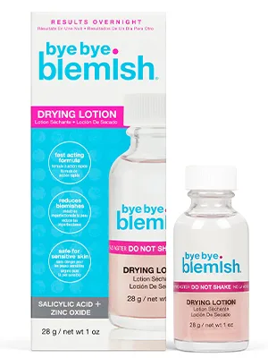 Bye Bye Blemish Acne Drying Lotion Reduce Pimples Overnight 1oz 2-Pack 1 Fl Oz (Pack of 2) Original (Pink) - Bye Bye Blemish Acne Drying Lotion