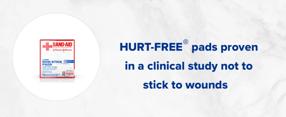 Band-Aid First Aid Pads Medium Non-Stick Pads 10 Count (Pack of 6) Medium 10 Count (Pack of 6) - first aid gauze first aid cover surgery surgery gauze gauze gauze first aid first aid first aid gauz