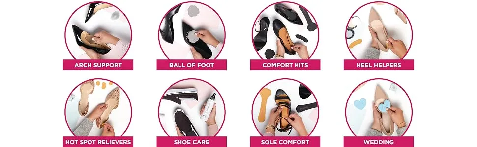 Foot Petals Black Tip Toes Foot Cushions Triple Pack - Foot Petals