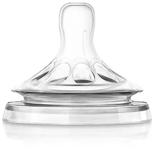 Philips AVENT Natural BPA Free First Flow Nipple (Pack of 2) - Philips Avent Natural nipple, Nipple, bottle nipple, baby bottles