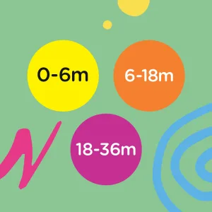 Tommee Tippee Fun Style Pacifiers Symmetrical Design BPA-Free Silicone Binkies 0-6m 4 Count - image