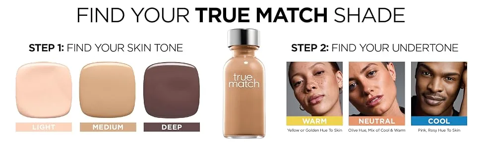Loreal Paris True Match Super Blendable SPF 17 Cool Soft Sable Foundation Makeup - 2 per case. - foundation makeup, loreal foundation, true match foundation, face makeup, natural makeup, 45 shades