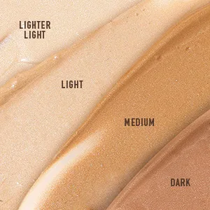 Vita Liberata Beauty Blur Face CC Cream Flawless Complexion Radiant Glow Evens Skin Tone Full Coverage Foundation Hydrating & Customizable New Packaging Medium - shade chart
