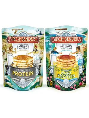 Performance Protein Pancake and Waffle Mix with Whey Protein by Birch Benders Just Add Water 16 Ounce Pack of 6 1 Pound (Pack of 6) - Protein, plant protein, high protein