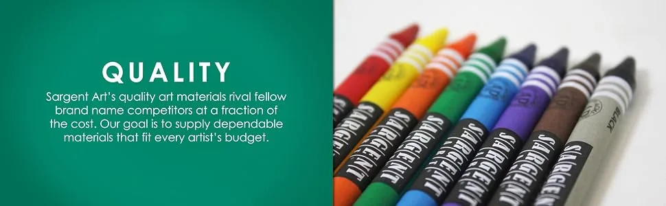 Sargent Art 400-Count Crayon Class Pack Best-Buy Assortment 3-5/8 Inch 55-3220 - product information 3