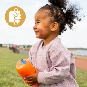 Tommee Tippee Insulated Sippy Cup Water Bottle for Toddlers Spill-Proof BPA Free - 9 Ounces 12+ Months 2 Count (Design May Vary) - image