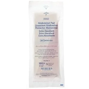 Medline Sterile Abdominal Pads 8x10 Individually Wrapped (Pack of 18) 8x10 - product information 2