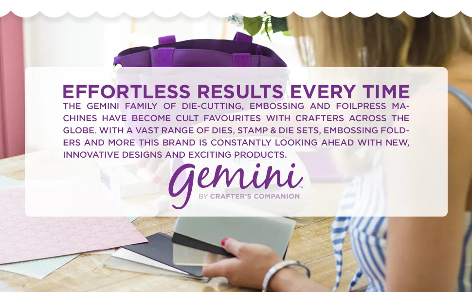 Gemini GEMMIDI-Acc-FOLD Midi Manual Die Cutting & Embossing Machine-Plastic Folder-2 Pack 6 x 9 Clear Single - gemini midi replacement plates accessories embossing die cutting machine crafters companion