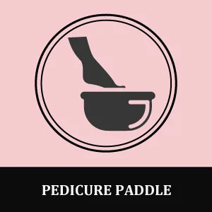 ForPro Pedicure Paddle Foot File Double-Sided Foot File for Heels Disposable & Sanitizable 80/120 Grit Red Pack of 12 - ForPro