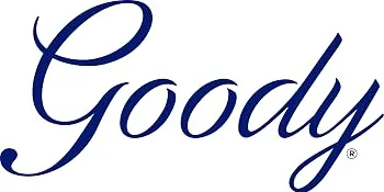 GOODY Ouchless XL & Extra Thick Elastics Black 10.0 Count  - Goody new logo, navy