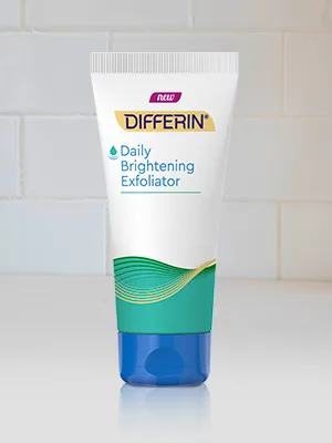 Differin Face Scrub Daily Brightening Exfoliator Improves Tone and Texture for Acne Prone Skin Green 6 Fl Oz (Packaging May Vary) - face scrub
