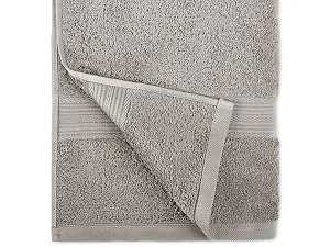 Amazon Basics Fade-Resistant Cotton Washcloth - 12-Pack Gray Gray Washcloth (Pack of 12) - Fade-Resistant
