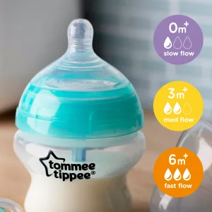 Tommee Tippee Advanced Anti-Colic Baby Bottle Nipples Medium Flow | Breast-Like Soft Silicone (3m+ 6 Count) Medium Flow 6 - unspecified