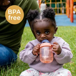 Tommee Tippee Superstar Weighted Straw Cup for Toddlers 6m+ 10oz 2 Pack Leak and Shake-Proof Antimicrobial Technology Pink - image