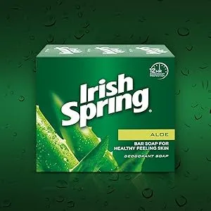 Irish Spring Aloe Bar Soap (00035000141705) 3.7 Ounce (Pack of 8) - Irish Spring Aloe 1