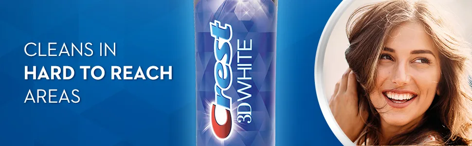 Crest 3D White Charcoal Whitening Toothpaste 4.1 oz 3 Count 4.1 Ounce (Pack of 3) - Cleans in hard-to-reach areas