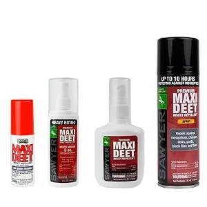 Sawyer Products Premium MAXI DEET 100% DEET Insect Repellent Pump Spray 4-Oz - Twin Pack - product information 3