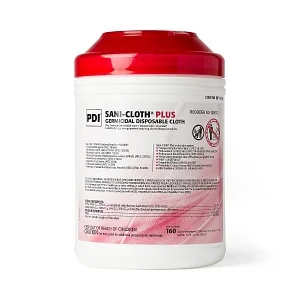 PDI Sani-Cloth Plus - Large Germicidal Disposable Cloth - 160-Count Canister - product information 1