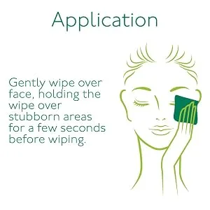 Simple Micellar Makeup Remover Wipes 25 Count (3 Pack) - Gently wipe over face, holding the wipe over stubborn areas for a few seconds before wiping.