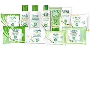 Simple Micellar Makeup Remover Wipes 25 Count (3 Pack) - Simple Products