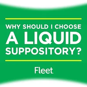 Fleet Liquid Glycerin Suppositories for Adult Constipation 4 Suppositories 7.5 ml (Pack of 3) - Fleet Liquid Glycerin Suppositories