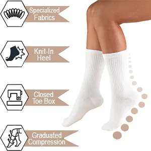Truform 8-15 Trusoft Crew Sock Medium Black (Pack of 2) Medium (Pack of 2) Black - sdfg